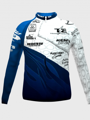 Podiumwear Men's Silver Long Sleeve Jersey