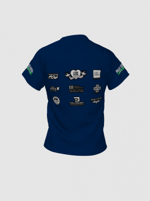 Podiumwear Women's Crew Neck Tee (Nordic Skiing) Back View