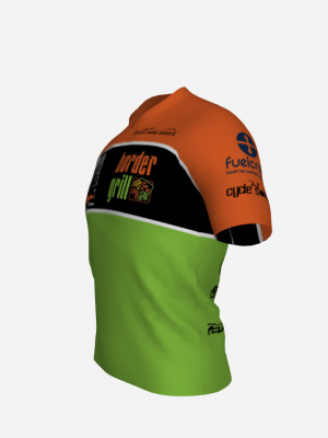 Podiumwear Men's V-Neck Tee (Nordic Skiing) Side View
