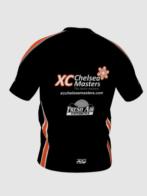 Podiumwear Men's V-Neck Tee (Nordic Skiing) Back View