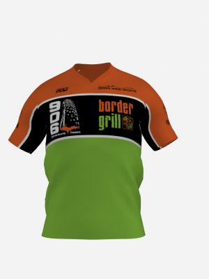 Podiumwear Men's V-Neck Tee (Nordic Skiing) Front View