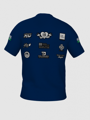Podiumwear Men's Crew Neck Tee (Running) Back View