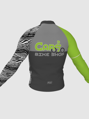 Podiumwear Men's Silver Long Sleeve Jersey