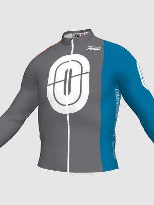 Podiumwear Men's Silver Long Sleeve Jersey