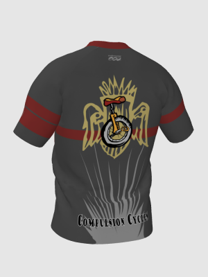 Podiumwear Men's V-Neck Tee (Nordic Skiing) Back View