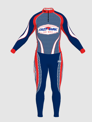 Podiumwear Unisex Silver Two-Piece Race Suit