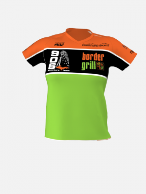 Podiumwear Women's V-Neck Tee (Nordic Skiing) Front View