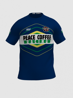 Podiumwear Men's Crew Neck Tee (Running) Front View