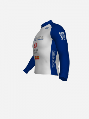 Podiumwear Men's Silver Long Sleeve Jersey