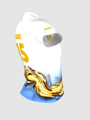 Podiumwear Women's V-Neck Tee (Nordic Skiing) Side View