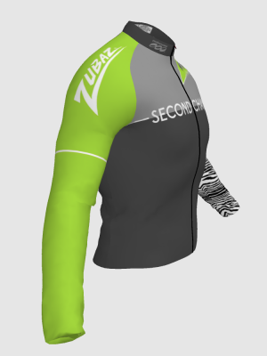 Podiumwear Men's Silver Long Sleeve Jersey