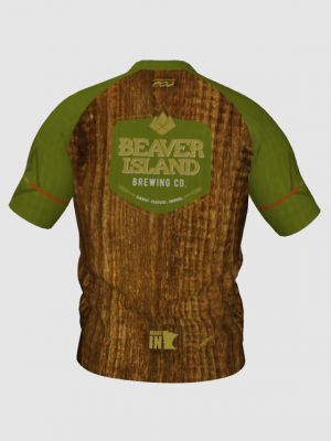 Podiumwear Men's V-Neck Tee (Nordic Skiing) Back View