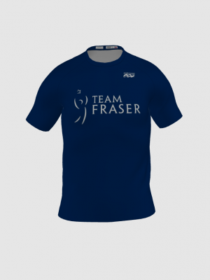 Podiumwear Men's Crew Neck Tee (Running) Front View