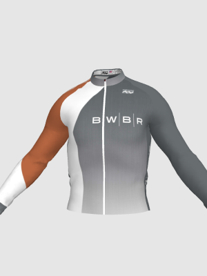 Podiumwear Men's Silver Long Sleeve Jersey