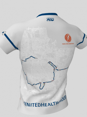 Podiumwear Women's V-Neck Tee (Nordic Skiing) Back View