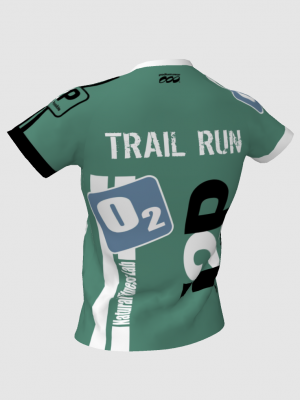 Podiumwear Women's V-Neck Tee (Nordic Skiing) Back View
