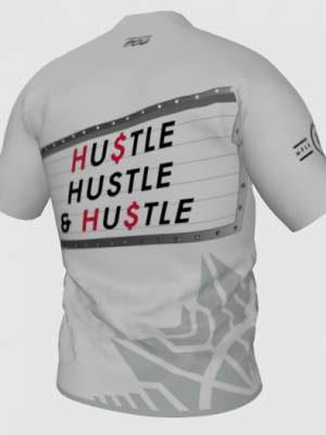Podiumwear Men's V-Neck Tee (Nordic Skiing) Back View