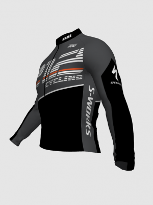 Podiumwear Men's Silver Long Sleeve Jersey