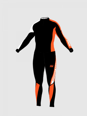 Podiumwear Unisex Bronze Two-Piece Race Suit