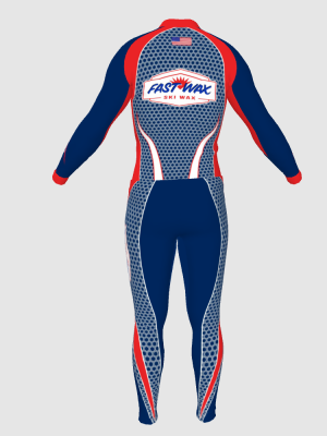 Podiumwear Unisex Silver Two-Piece Race Suit