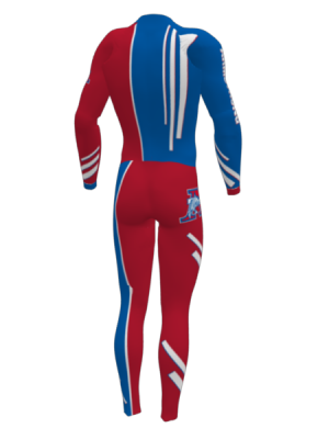 Podiumwear Unisex Silver Two-Piece Race Suit