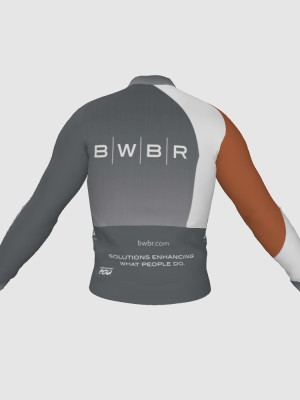 Podiumwear Men's Silver Long Sleeve Jersey
