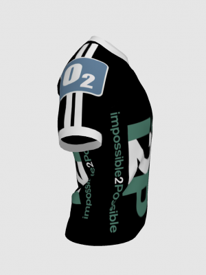 Podiumwear Men's V-Neck Tee (Nordic Skiing) Side View