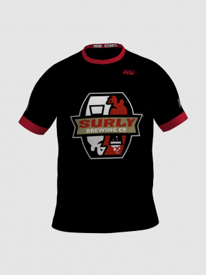 Podiumwear Men's Crew Neck Tee (Running) Front View