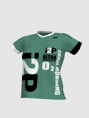 Podiumwear Women's V-Neck Tee (Nordic Skiing) Front View