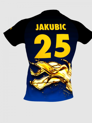 Podiumwear Women's V-Neck Tee (Nordic Skiing) Back View