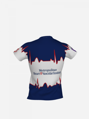 Podiumwear Women's V-Neck Tee (Nordic Skiing) Back View