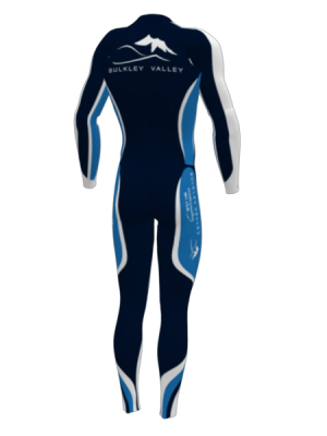 Podiumwear Unisex Silver Two-Piece Race Suit