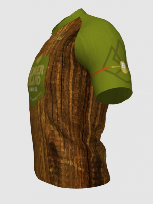 Podiumwear Men's V-Neck Tee (Nordic Skiing) Side View