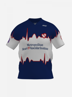 Podiumwear Men's Crew Neck Tee (Running) Front View