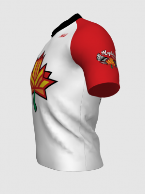 Podiumwear Men's V-Neck Tee (Nordic Skiing) Side View