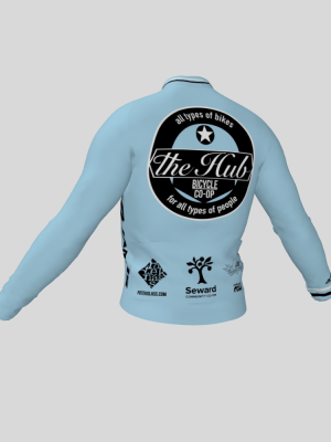 Podiumwear Men's Silver Long Sleeve Jersey