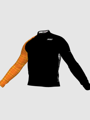 Podiumwear Men's Silver Long Sleeve Jersey