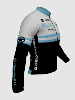 Podiumwear Men's Silver Long Sleeve Jersey