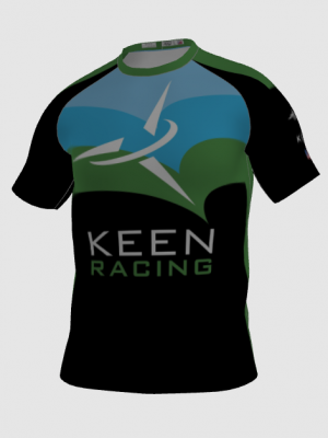 Podiumwear Men's Crew Neck Tee (Running) Front View