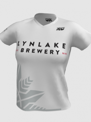 Podiumwear Women's V-Neck Tee (Nordic Skiing) Front View