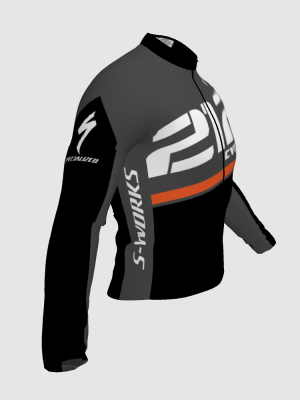 Podiumwear Men's Silver Long Sleeve Jersey