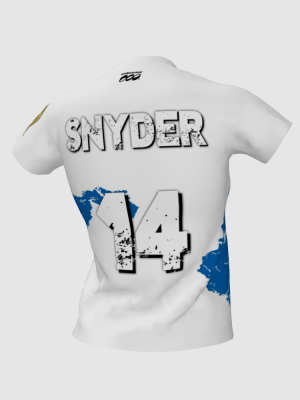 Podiumwear Women's V-Neck Tee (Nordic Skiing) Back View