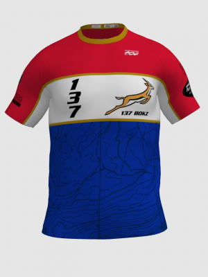 Podiumwear Men's Crew Neck Tee (Running) Front View