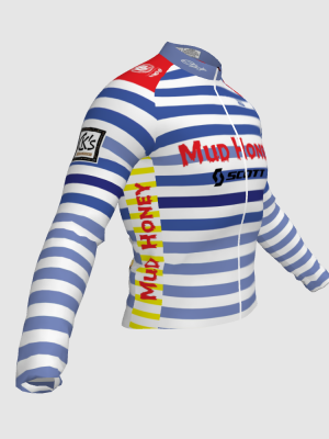 Podiumwear Men's Silver Long Sleeve Jersey