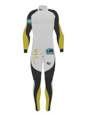 Podiumwear Unisex Bronze Two-Piece Race Suit