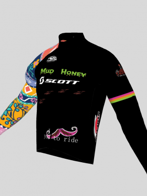 Podiumwear Men's Silver Long Sleeve Jersey