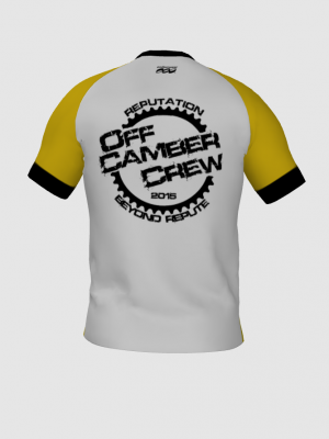 Podiumwear Men's Crew Neck Tee (Running) Back View