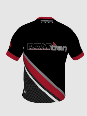 Podiumwear Men's Crew Neck Tee (Running) Back View