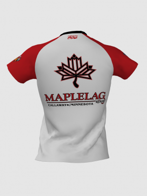 Podiumwear Women's V-Neck Tee (Nordic Skiing) Back View