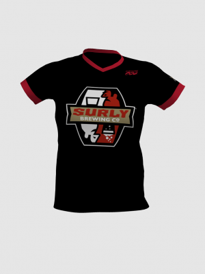 Podiumwear Women's V-Neck Tee (Nordic Skiing) Front View